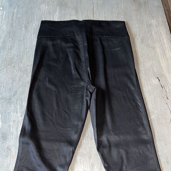 LEVEL 99 Coated Devon Pull On Skinny Jeans in Vinyl Color-M - Picture 6 of 10
